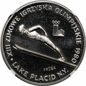 SAMPLE NIKIEL 200 gold 1980 Lake Pacid Games - jumping, no torches
