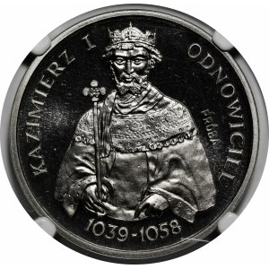 PRÓBA NIKIEL 200 złotych 1980 Kazimierz I Odnowiciel - półpostać