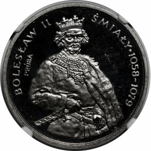 PRÓBA NIKIEL 200 złotych 1981 Bolesław II Śmiały - półpostać