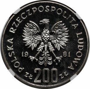 SAMPLE Nickel 200 gold 1981 Ladislaus I Herman - head
