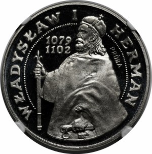 SAMPLE Nickel 200 gold 1981 Ladislaus I Herman - half figure
