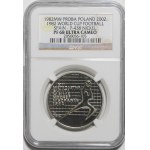 PRÓBA NIKIEL 200 złotych 1982 XII MŚ w PN - bramkarz w prawo, bez napisu Espana