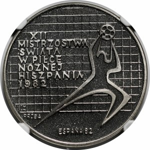 NIKIEL 200 gold 1982 XII World Cup in PN - goalkeeper to the right, Espana inscription below