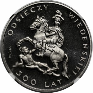 PRÓBA NIKIEL 200 złotych 1983 300 Lat Odsieczy Wiedeńskiej - na koniu