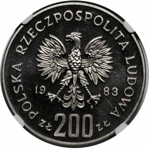 PRÓBA NIKIEL 200 złotych 1983 300 Lat Odsieczy Wiedeńskiej - na koniu