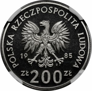 SAMPLE NIKIEL 200 gold 1985 Memorial Hospital of the Polish Mother's Memorial Health Center