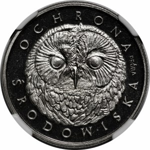 SAMPLE NIKIEL 200 PLN 1986 Environmental Protection - Owl's Head