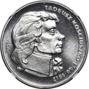 PRÓBA NIKIEL 500 złotych 1976 Tadeusz Kościuszko - głowa prawo