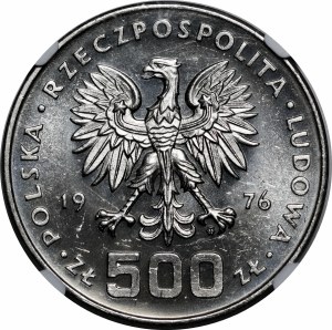 SAMPLE NIKIEL 500 gold 1976 Casimir Pulaski - head straight ahead
