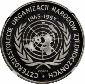SAMPLE Nickel 500 gold 1985 40 Years of the United Nations