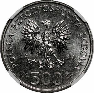 SAMPLE NIKIEL 500 gold 1989 Ladislaus II Jagiello.