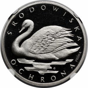 SAMPLE NIKIEL 1000 PLN 1984 Environmental Protection - Swan.