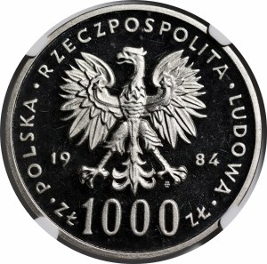 SAMPLE NIKIEL 1000 PLN 1984 Environmental Protection - Swan.