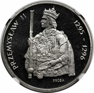 SAMPLE NIKIEL 1000 gold 1985 Przemyslaw II - half figure