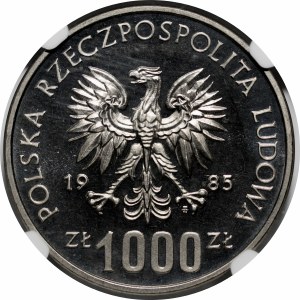 SAMPLE Nickel 1000 gold 1985 40 Years of the United Nations