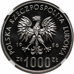 SAMPLE NIKIEL 1000 PLN 1986 National School Aid Act