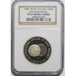 PRÓBA NIKIEL 1000 złotych 1986 MŚ w PN - Meksyk 86