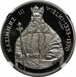 SAMPLE Nickel 1000 gold 1987 Casimir III the Great - half figure