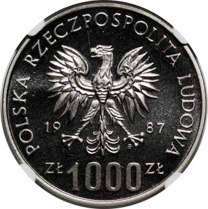 NIKIEL 1000 zloty 1987 Silesian Museum - Katowice