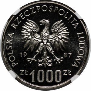 PRÓBA NIKIEL 1000 złotych 1987 Wrocław