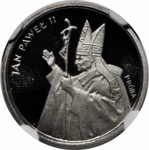 SAMPLE NIKIEL 1000 gold 1987 John Paul II