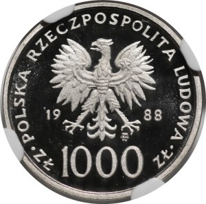 SAMPLE Nickel 1000 gold 1988 John Paul II - X Years of the Pontificate
