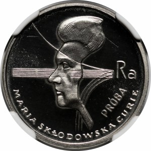 SAMPLE NIKIEL 2000 gold 1979 Maria Skłodowska-Curie