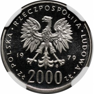 PRÓBA NIKIEL 2000 złotych 1979 Maria Skłodowska-Curie