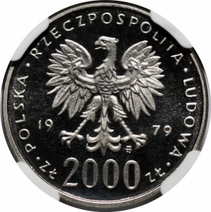 SAMPLE NIKIEL 2000 gold 1979 Maria Skłodowska-Curie