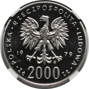 SAMPLE NIKIEL 2000 gold 1979 Mieszko I - bust