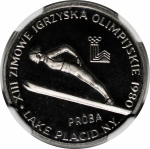 SAMPLE NIKIEL 2000 gold 1980 XIII Winter IO - Lake Placid - jumping