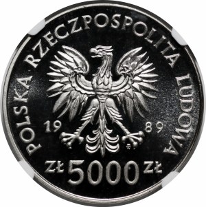 SAMPLE NIKIEL 5000 gold 1989 Torun - Nicolaus Copernicus