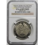 PRÓBA NIKIEL 20000 złotych 1989 XIV Mistrzostwa Świata W Piłce Nożnej - piłkarz