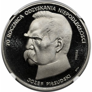 PRÓBA NIKIEL 50000 złotych 1988 Józef Piłsudski