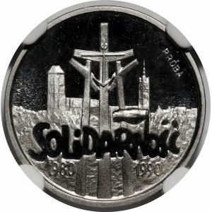 PRÓBA NIKIEL 20000 złotych 1990 Solidarność 1980-1990
