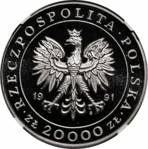 NIKIEL 20000 gold 1991 225 Years of the Warsaw Mint