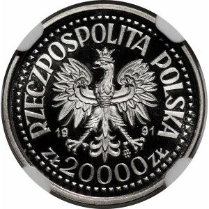 PRÓBA NIKIEL 20000 złotych 1991 Jan Paweł II