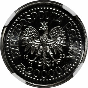 SAMPLE NIKIEL 20000 gold 1993 Casimir IV Jagiellonian.