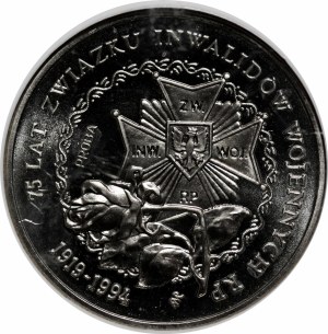 PROSPECT NIKIEL 20000 gold 1994 75 Years of the Union of War Invalids of the Republic of Poland.