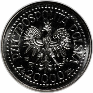 PROSPECT NIKIEL 20000 gold 1994 75 Years of the Union of War Invalids of the Republic of Poland.