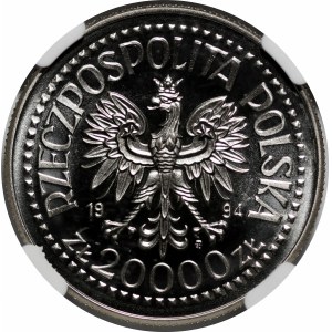 PRÓBA NIKIEL 20000 złotych 1994 Otwarcie Nowego Gmachu Mennicy Państwowej