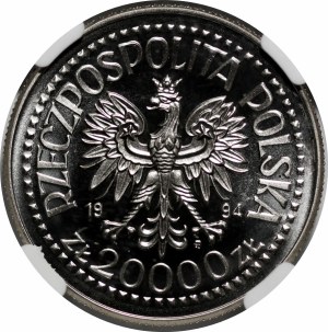 SAMPLE NIKIEL 20000 gold 1994 Opening of the New Building of the State Mint