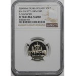 PRÓBA NIKIEL 50000 złotych 1990 Solidarność 1980-1990
