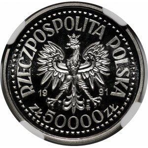 PRÓBA NIKIEL 50000 złotych 1991 Jan Paweł II