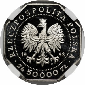 SAMPLE NIKIEL 50000 gold 1992 200 Years of the Order of Virtuti Militari