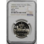 PRÓBA NIKIEL 100000 złotych 1990 Solidarność 1980-1990 - większa średnica