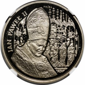 PRÓBA NIKIEL 100000 złotych 1991 Jan Paweł II