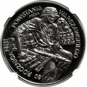 SAMPLE NIKIEL 100000 gold 1994 50th Anniversary of the Warsaw Uprising