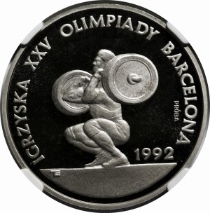 NIKIEL 200000 gold 1991 XXV IO - Barcelona 1992 - weightlifting