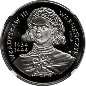 PRÓBA NIKIEL 200000 złotych 1992 Władysław III Warneńczyk - głowa